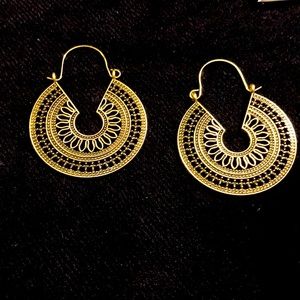 Beautiful Brass tone Earrings